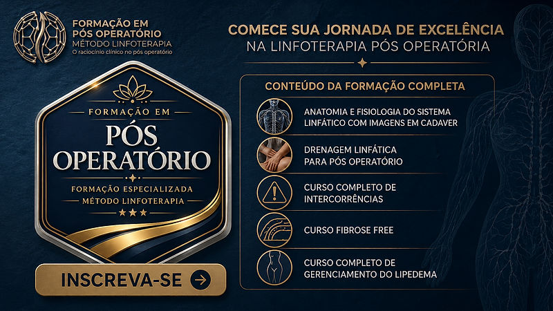 Formação em Pós-Operatório - Método Linfoterapia